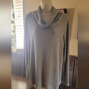 Apt 9 Elegant Gray Turtleneck Sweater size L